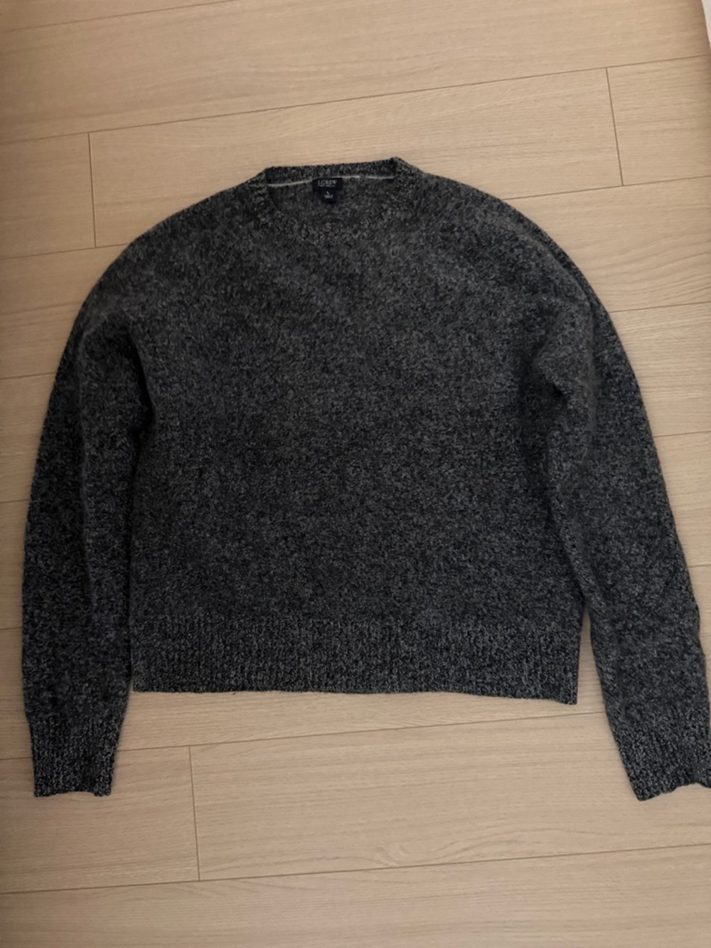 J. Crew Men's Crewneck Sweater in Charcoal Heather